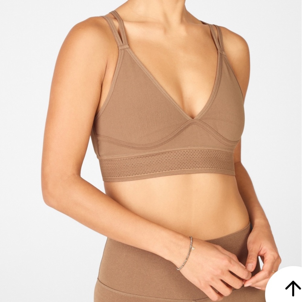 Fabletics Magnetic SculptKnit sports bra and high-waisted short set